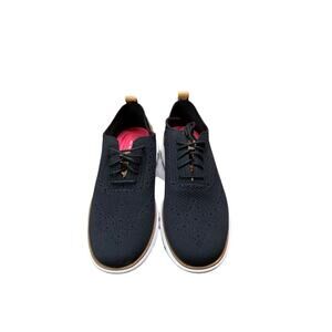 COLE HAAN WOMEN'S ZEROGRAND OXFORD BLACK STITCHLITE JAGUAR HAIRCALF Size 8